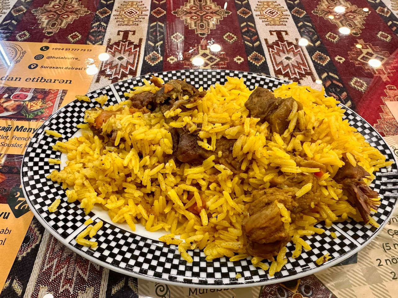 Azerbaijan, Baku - Pilaf with chicken