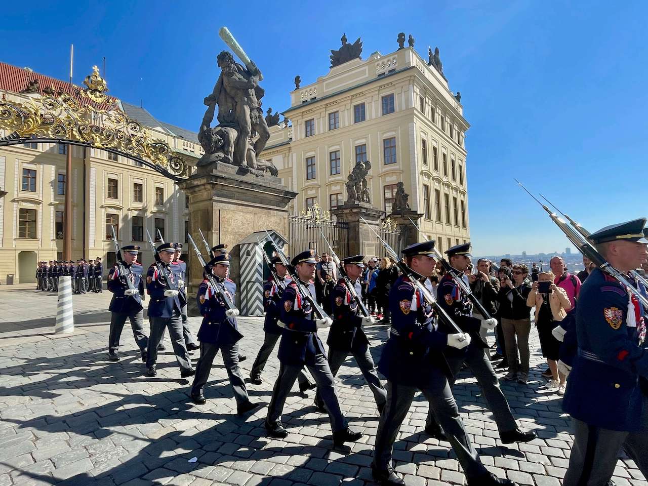 Czech Republic, Prague - The ceremonial Changing of the Guard