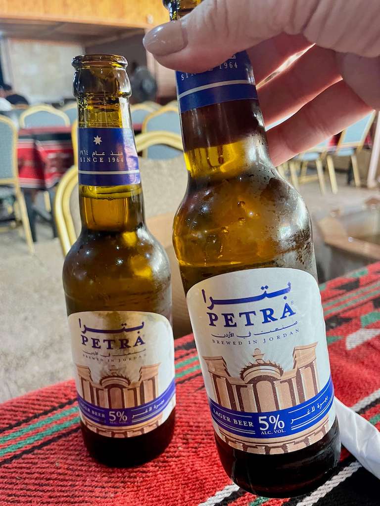 Jordan, food - Petra beer
