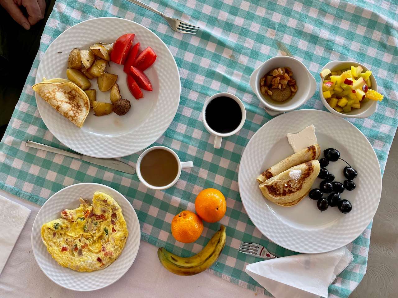 Egypt, Aswan - Hotel breakfast