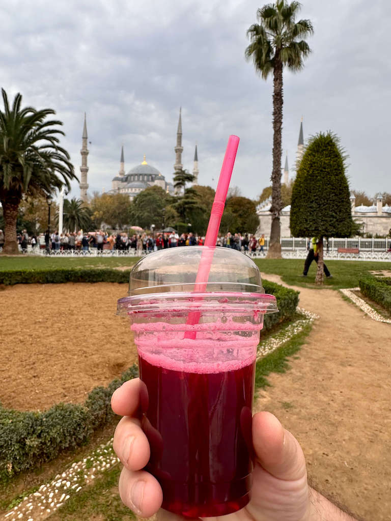 Turkey, Istanbul - Fresh Pomegranate Juice