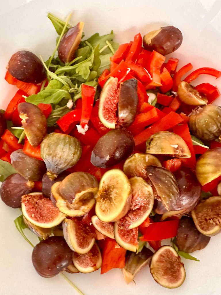Croatia, Prigradica - Figs salad
