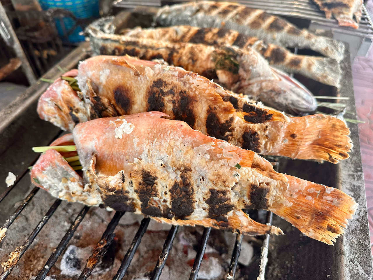 Thailand, Bangkok - Fried fish
