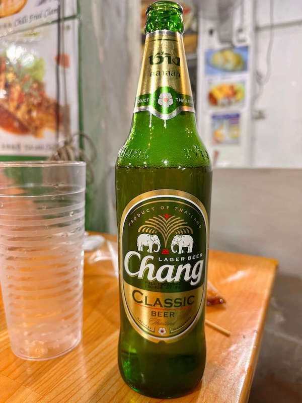 Thailand, Bangkok - Chang beer