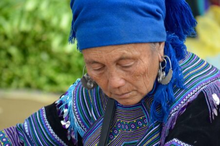 Vietnam, Bac Ha Market - Hill tribe people
