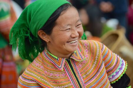 Vietnam, Bac Ha Market - Hill tribe people