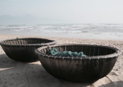 Vietnam, Mũi Né - Fishing boats