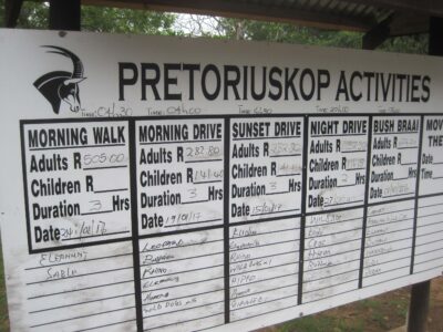 Pretoriuskop Camp, Kruger National Park