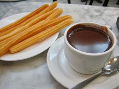 Churros con Chocolate