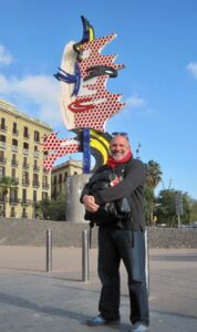 Miro Modern Art statue, Barcelona