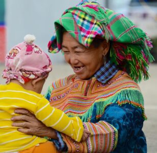 Vietnam, Bac Ha Market - Hill tribe people