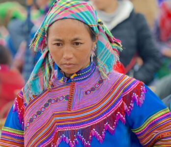 Vietnam, Bac Ha Market - Hill tribe people
