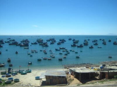 Vietnam, Mũi Né - Fishing boats