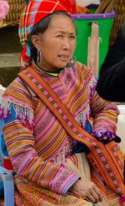 Vietnam, Bac Ha Market - Hill tribe people