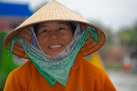 Vietnam, Mekong Delta - Street vendor