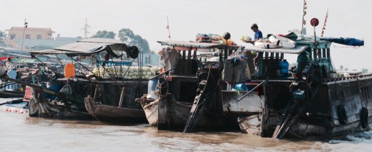 Vietnam, Mekong Delta - Floating market