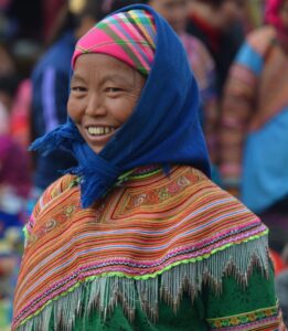Vietnam, Bac Ha Market - Hill tribe people