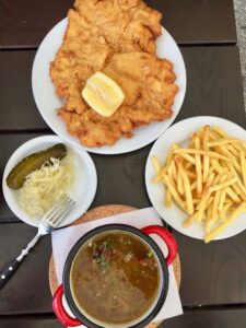 Polish food - Zurek and schabowy
