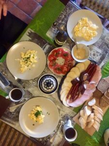 Polish food - typical breakfast