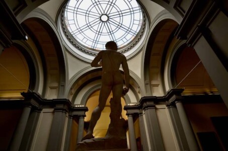 Italy, Florence, Accademia Gallery Museum, Michelangelo's David