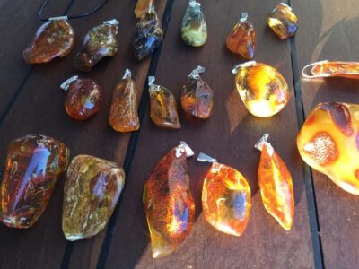 Poland, Kobyla Kępa - amber