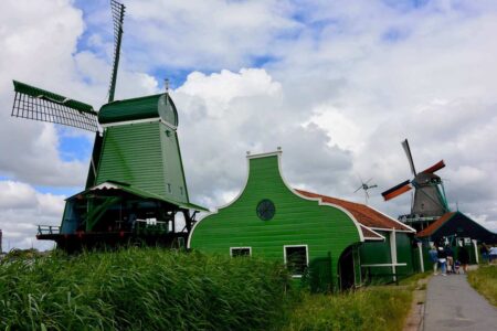 The Netherlands, Zaanse Schans - windmills