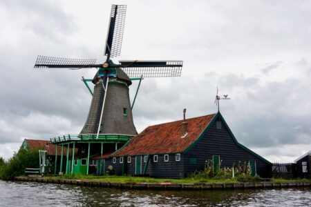 The Netherlands, Zaanse Schans - windmills