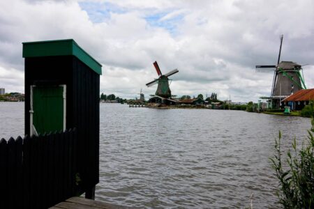 The Netherlands, Zaanse Schans - toilet with the view