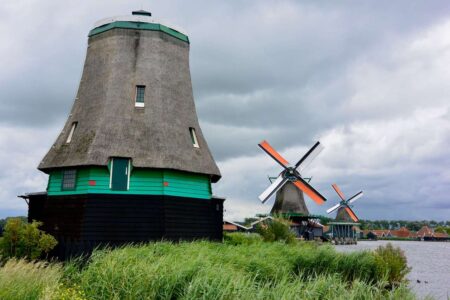 The Netherlands, Zaanse Schans - windmills