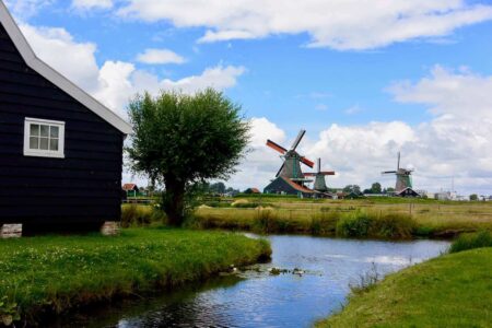 The Netherlands, Zaanse Schans - windmills