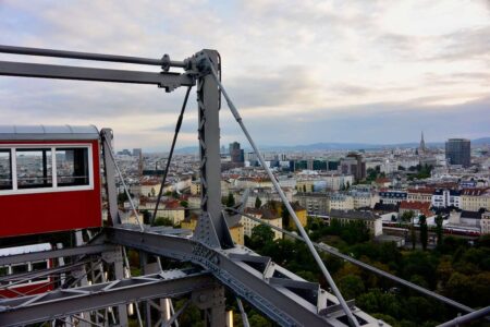 Austria, Vienna - The Giant Ferris Wheel, at Vienna's world-famous Prater