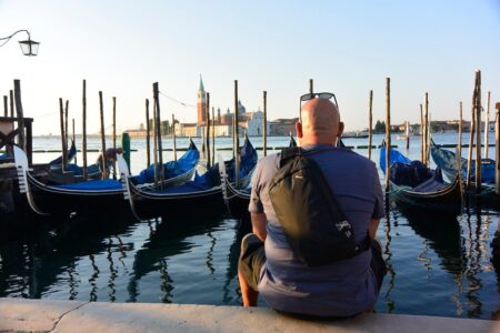 Italy, Venice - Gondolas