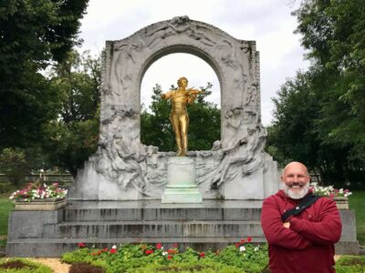 Austria, Vienna - Johann Strauß monument