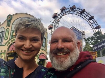 Austria, Vienna - The Giant Ferris Wheel, at Vienna's world-famous Prater