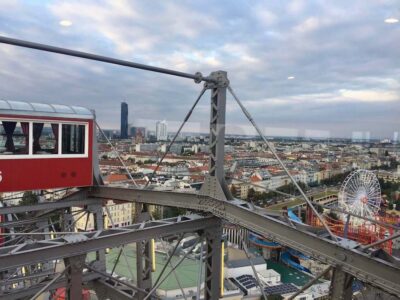 Austria, Vienna - The Giant Ferris Wheel, at Vienna's world-famous Prater