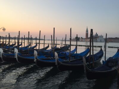 Italy, Venice - Gondolas