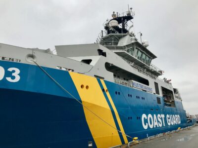 Sweden, Karlskrona - Coast Guard ship