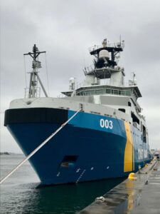 Sweden, Karlskrona - Coast Guard ship