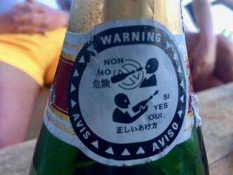 Tanzania, Zanzibar - How to Open a Bottle