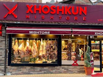 Kosovo, Prizren - butcher shop