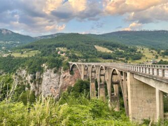 Montenegro, The Đurđevića Tara Bridge