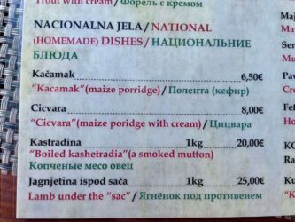 Montenegro - restaurant