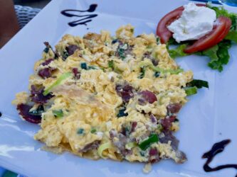 Montenegro - breakfast eggs