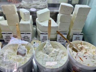Albania, Tirana - local cheese