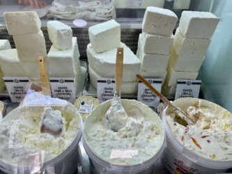 Albania, Tirana - local cheese