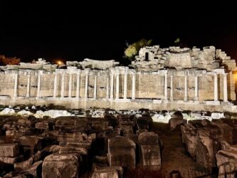 Turkey, Side - Monumental Fountain (Nymphaeum)