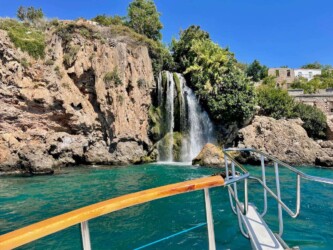 Turkey, Antalya - Waterfall