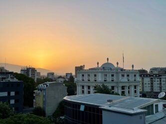 North Macedonia, Skopje - Sunrise