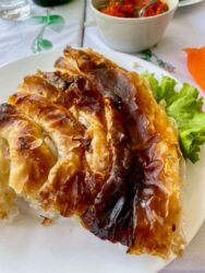 North Macedonia, food - Zelnik, Filo/Phyllo Stuffed Pie