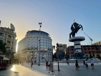 North Macedonia, Skopje - Macedonia Square